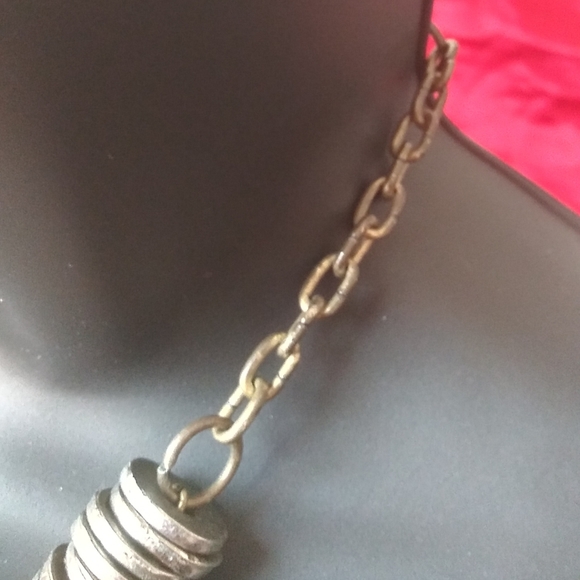 Vintage Anthropologie PAM HIRAN Disc necklace - Picture 4 of 7